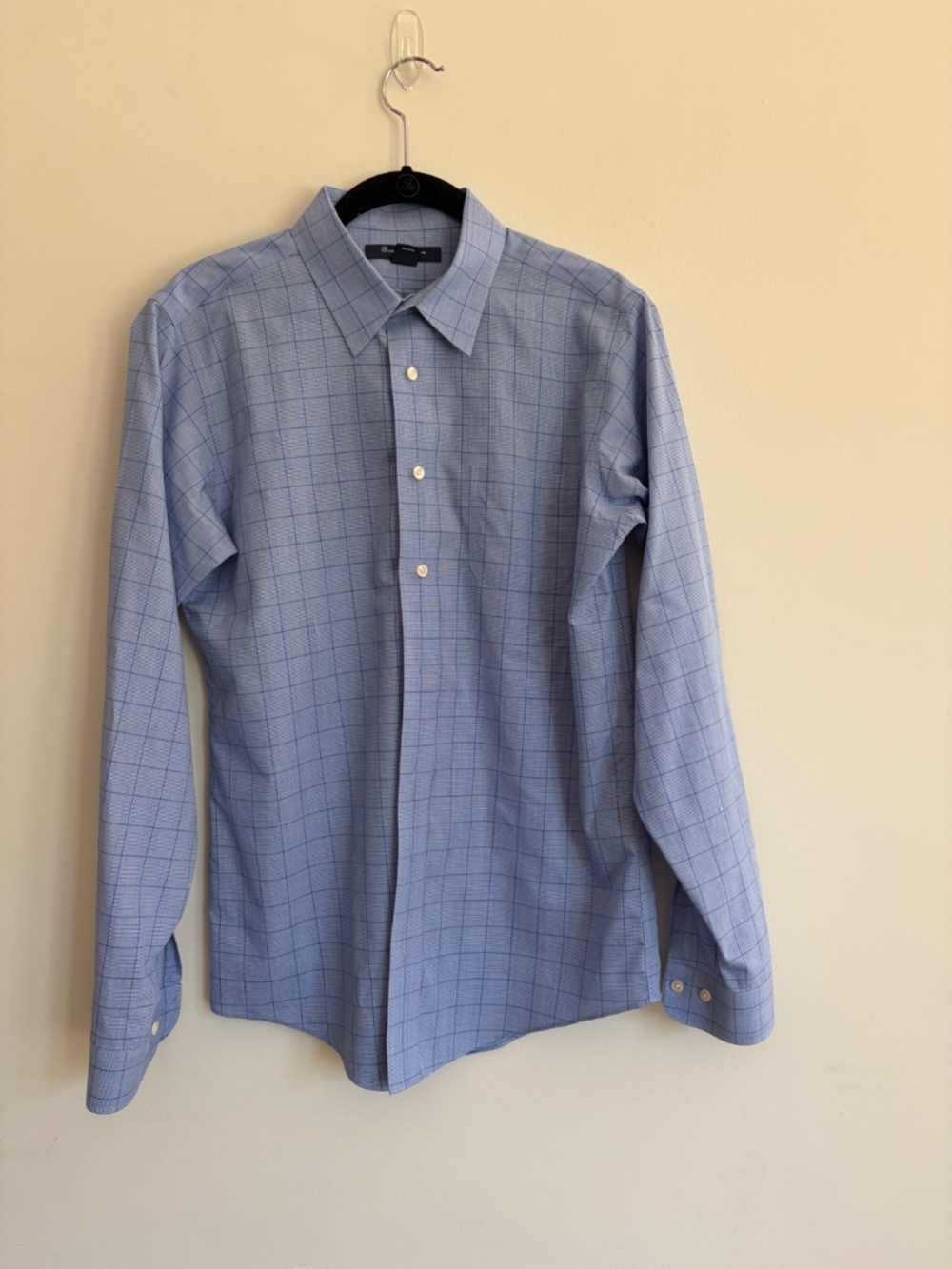 Brooks Brothers Supima Cotton Non-Iron Dress Shirt Blue Check - Boys